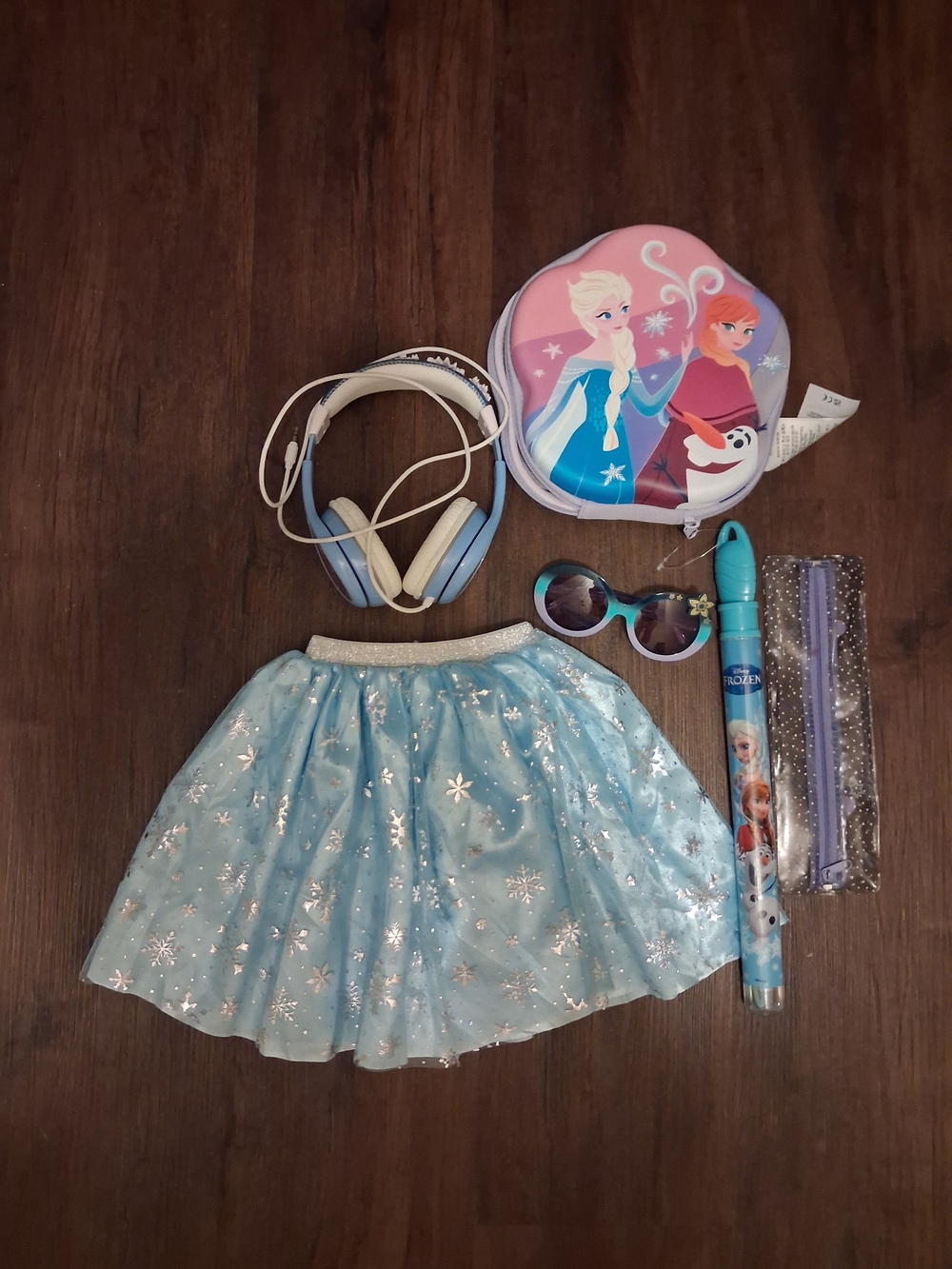Disney Frozen Light Blue Skirt & Accessories Set